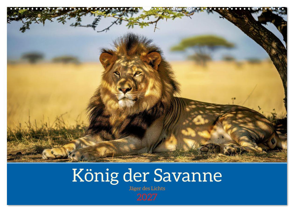 Löwen der Savanne (CALVENDO Wandkalender 2027)