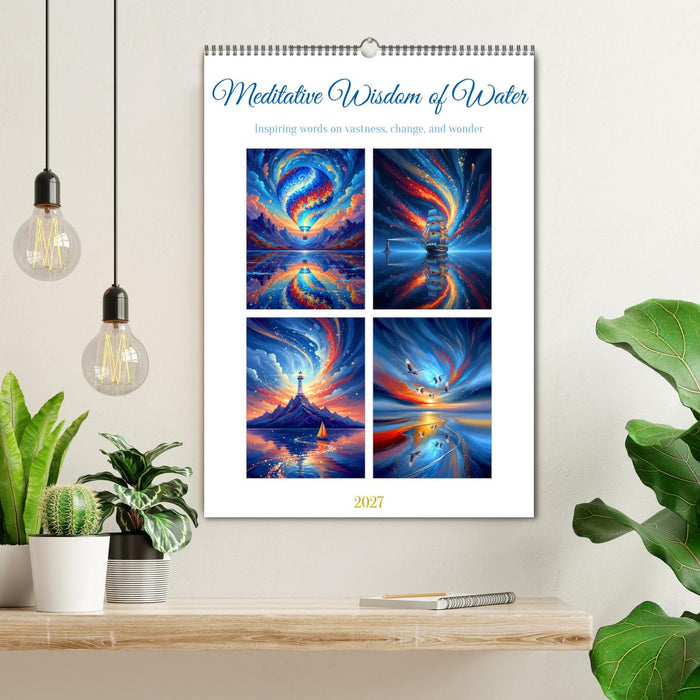 Meditative Wisdom of Water (CALVENDO Monthly Calendar 2027)