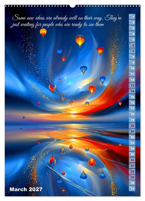 Meditative Wisdom of Water (CALVENDO Monthly Calendar 2027)