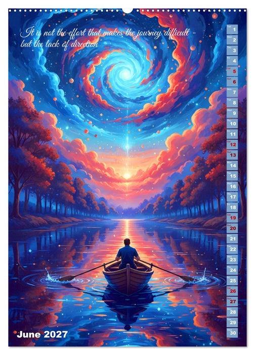 Meditative Wisdom of Water (CALVENDO Monthly Calendar 2027)