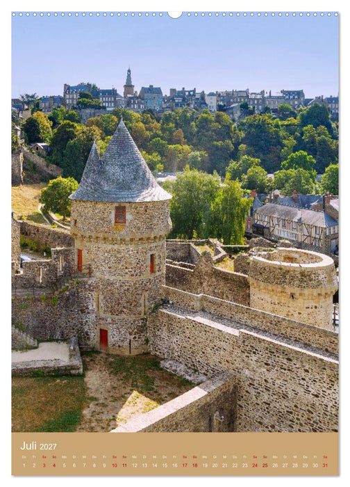 Facetten der Bretagne. Granit, Meer und Geschichte (CALVENDO Premium Wandkalender 2027)