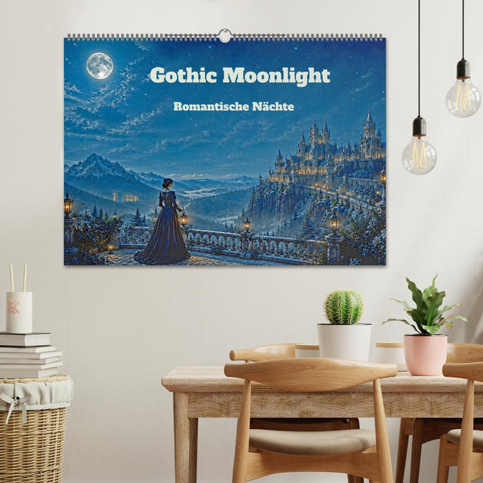Gothic Moonlight - Romantische Nächte (CALVENDO Wandkalender 2027)