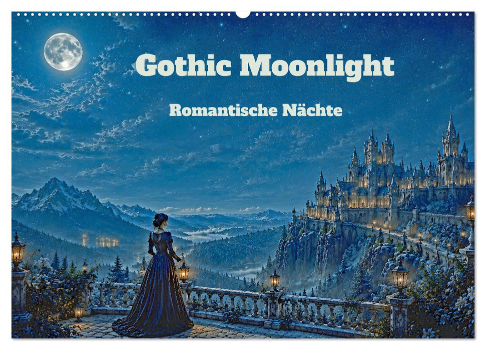 Gothic Moonlight - Romantische Nächte (CALVENDO Wandkalender 2027)