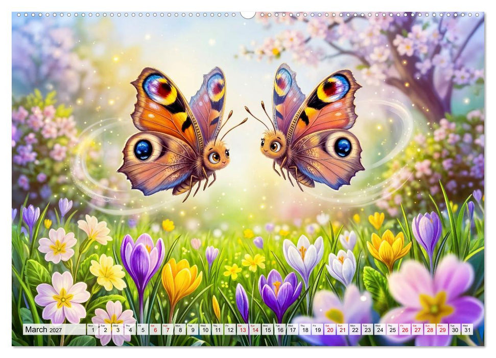 Butterfly Seasons - Life Cycle Illustrated Through The Year (CALVENDO Monthly Calendar 2027)