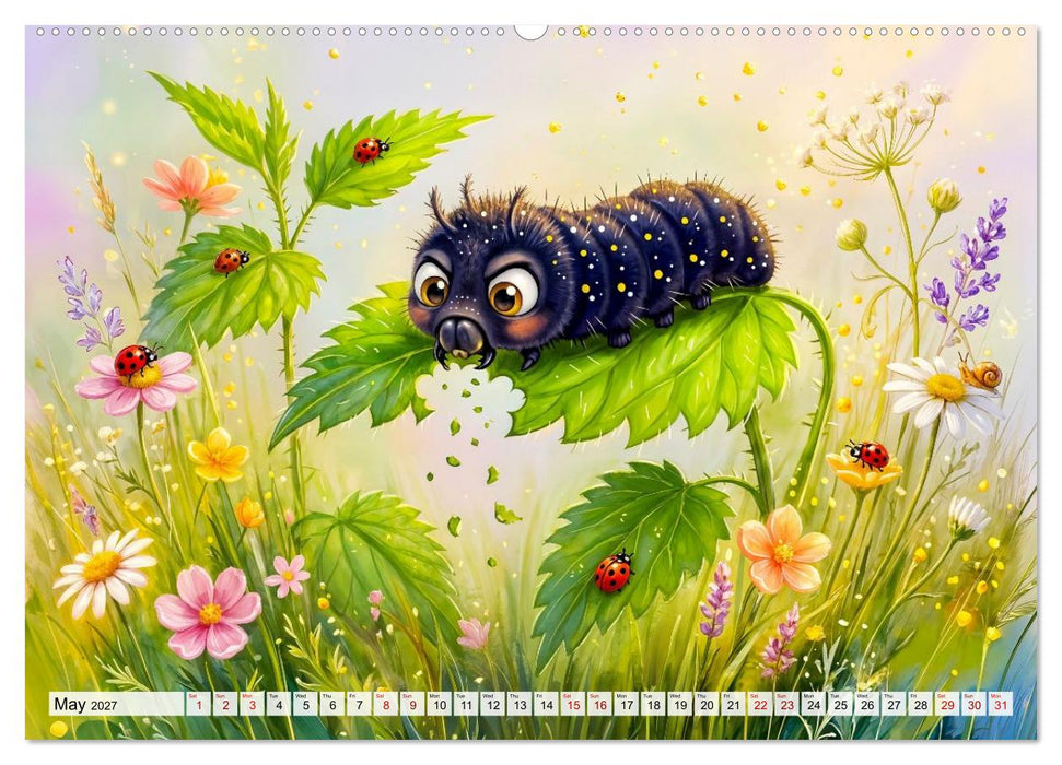 Butterfly Seasons - Life Cycle Illustrated Through The Year (CALVENDO Monthly Calendar 2027)