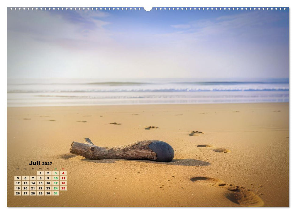 Minimal-Art - am Strand (CALVENDO Premium Wandkalender 2027)