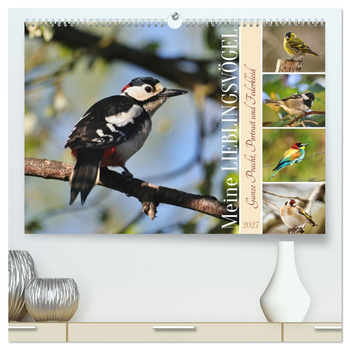 Meine Lieblingsvögel (CALVENDO Premium Wandkalender 2027)
