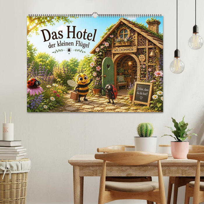Das Hotel der kleinen Flügel (CALVENDO Wandkalender 2027)