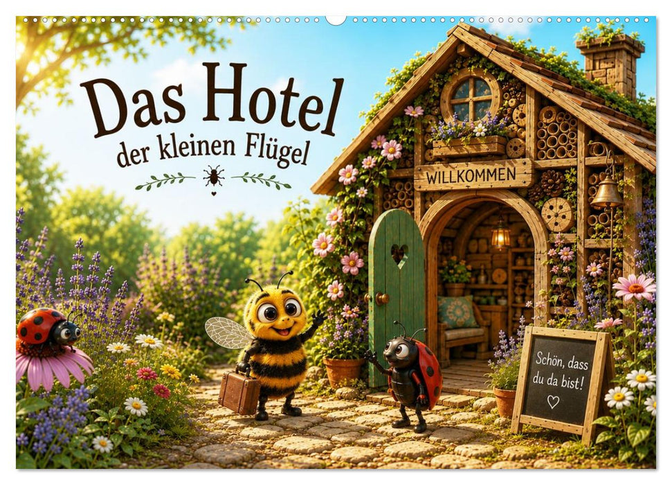 Das Hotel der kleinen Flügel (CALVENDO Wandkalender 2027)
