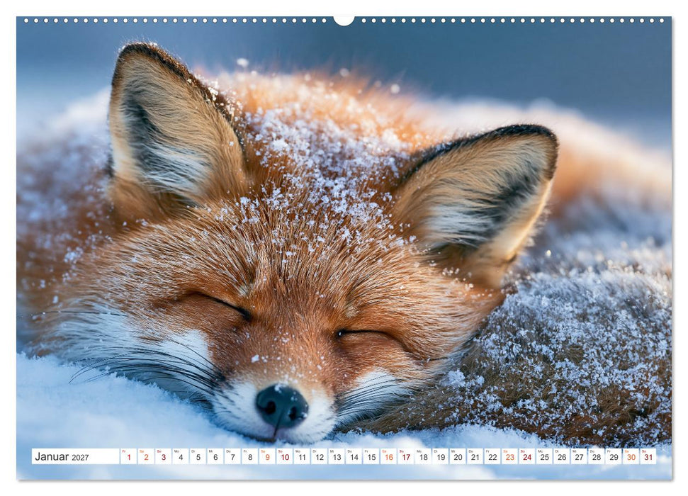 Einheimische Füchse (CALVENDO Wandkalender 2027)