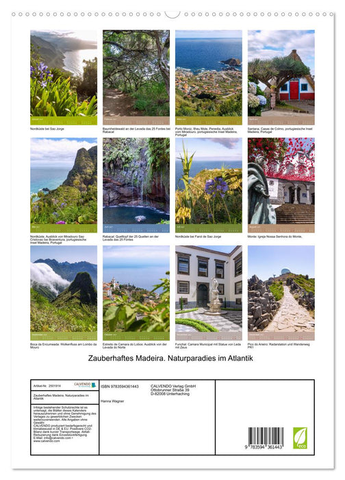 Zauberhaftes Madeira. Naturparadies im Atlantik (CALVENDO Premium Wandkalender 2027)
