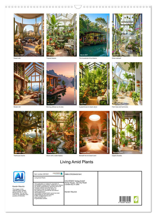 Living Amid Plants (CALVENDO Monthly Calendar 2027)