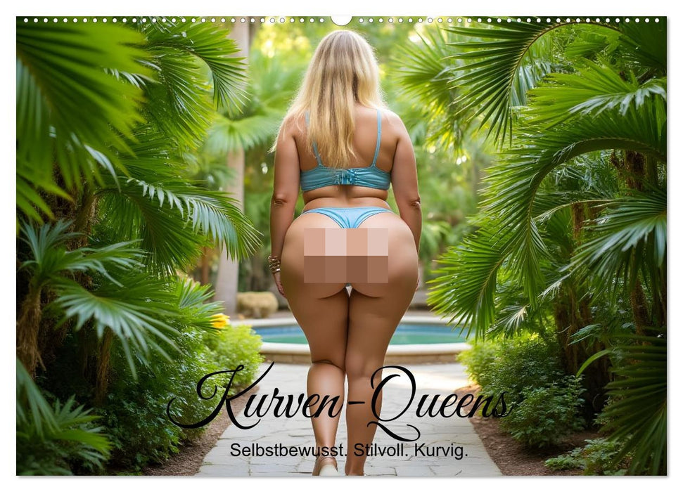 Kurven-Queens – Selbstbewusst. Stilvoll. Sexy. (CALVENDO Wandkalender 2027)