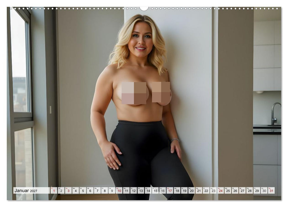 Kurven-Queens – Selbstbewusst. Stilvoll. Sexy. (CALVENDO Wandkalender 2027)