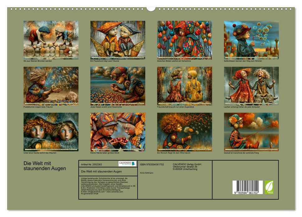 Die Welt mit staunenden Augen (CALVENDO Premium Wandkalender 2027)