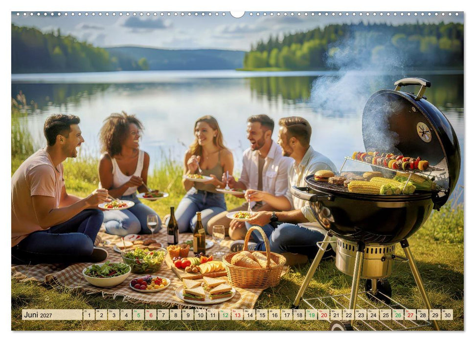 Sommer-Picknick (CALVENDO Premium Wandkalender 2027)