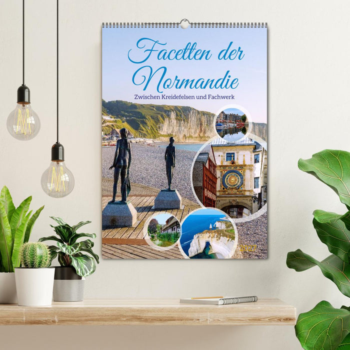 Facetten der Normandie. Zwischen Kreidefelsen und Fachwerk (CALVENDO Wandkalender 2027)