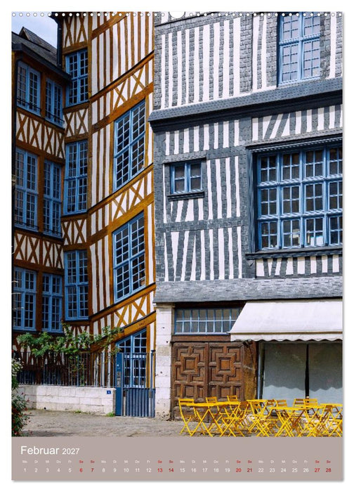 Facetten der Normandie. Zwischen Kreidefelsen und Fachwerk (CALVENDO Wandkalender 2027)