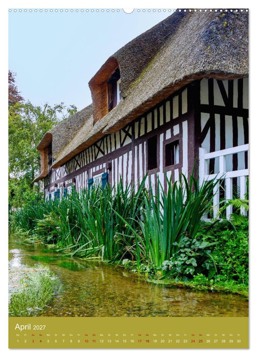 Facetten der Normandie. Zwischen Kreidefelsen und Fachwerk (CALVENDO Wandkalender 2027)