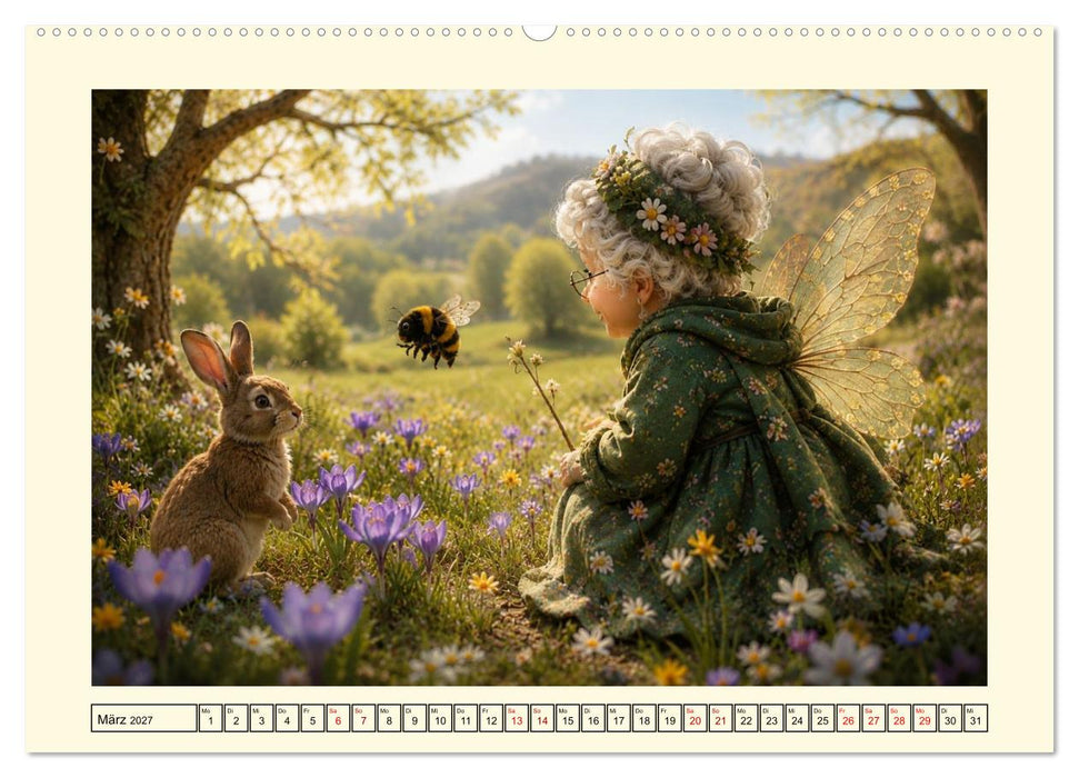Zauberhafte Fee im Ruhestand (CALVENDO Wandkalender 2027)