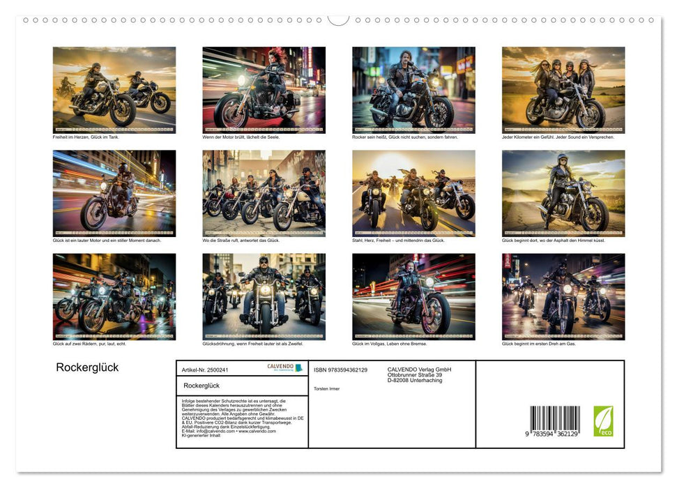 Rockerglück (CALVENDO Premium Wandkalender 2027)