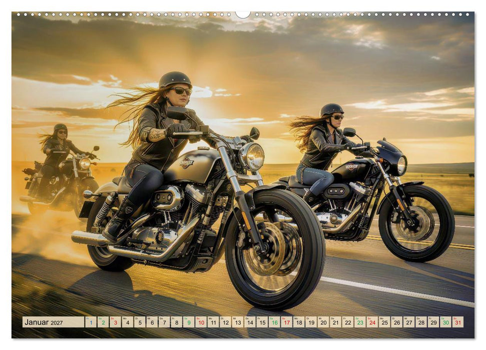 Rockerglück (CALVENDO Premium Wandkalender 2027)