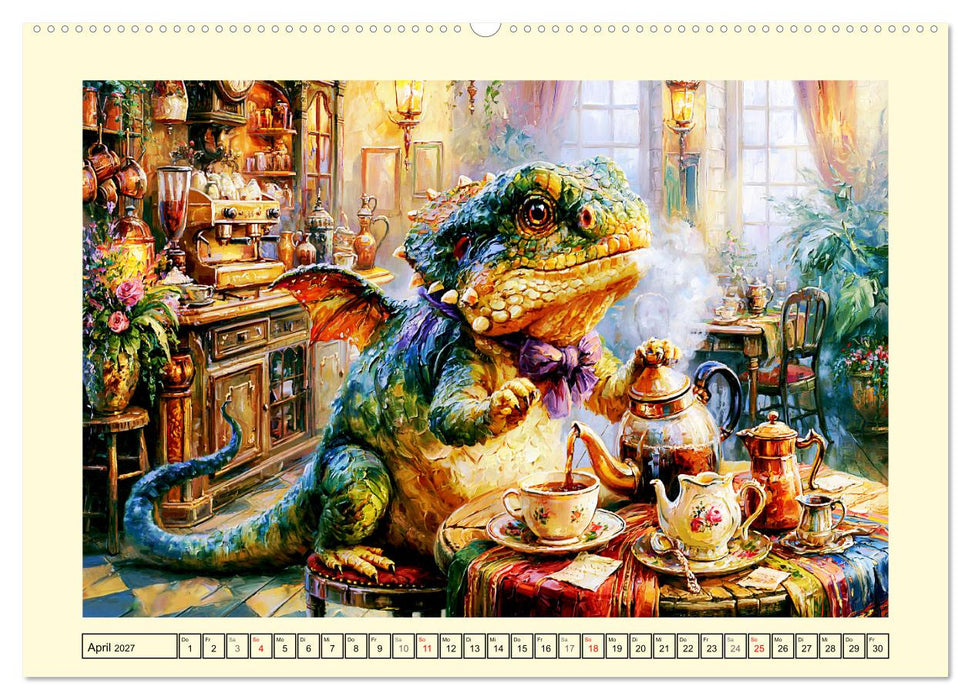 Cozy Fantasy. Magische Orte voller Zauber und Mystik (CALVENDO Premium Wandkalender 2027)