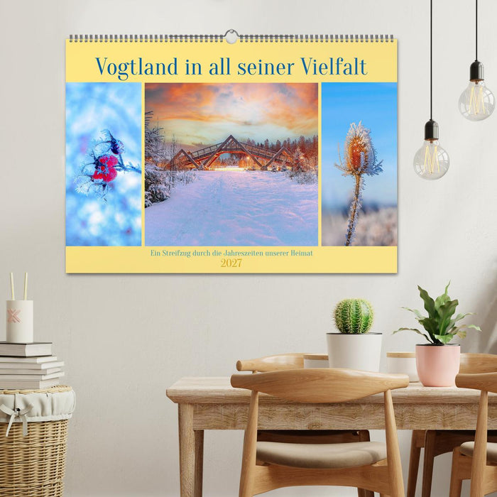 Vogtland in all seiner Vielfalt (CALVENDO Wandkalender 2027)
