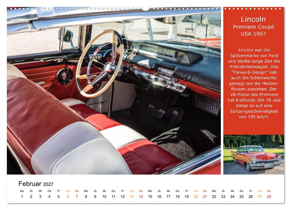 Hinter dem Steuer berühmter Automobile (CALVENDO Wandkalender 2027)