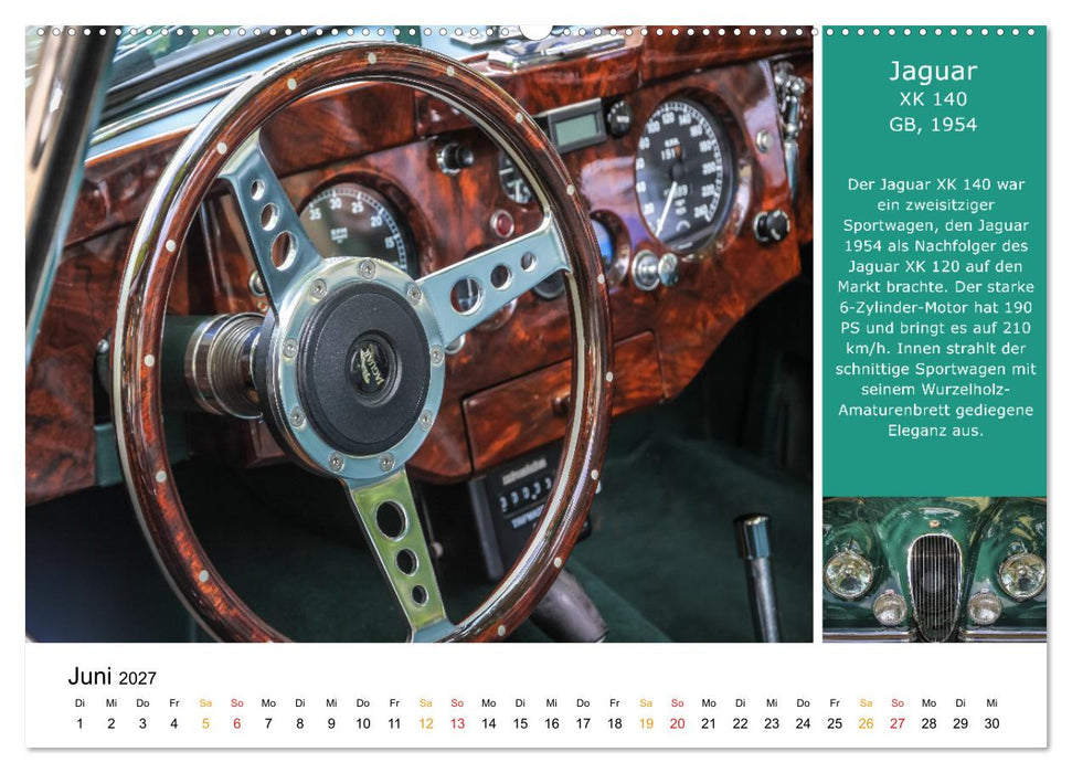 Hinter dem Steuer berühmter Automobile (CALVENDO Wandkalender 2027)