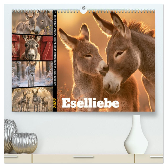 Eselliebe (CALVENDO Premium Wandkalender 2027)
