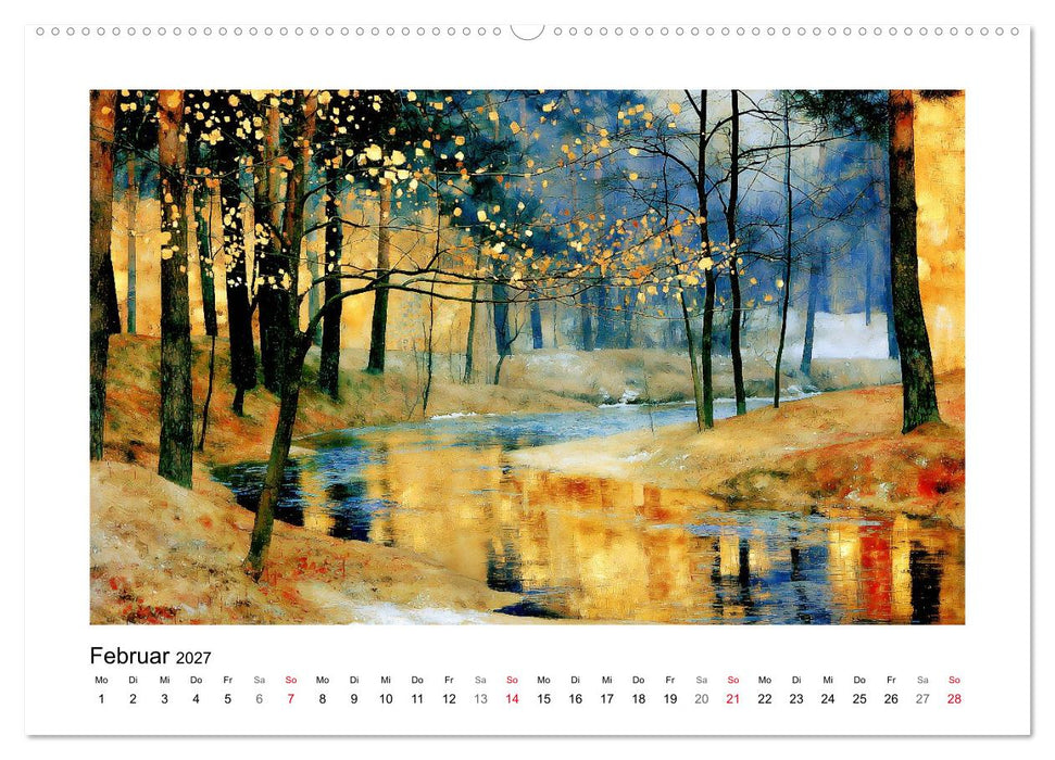 Goldene Jahreszeiten (CALVENDO Premium Wandkalender 2027)
