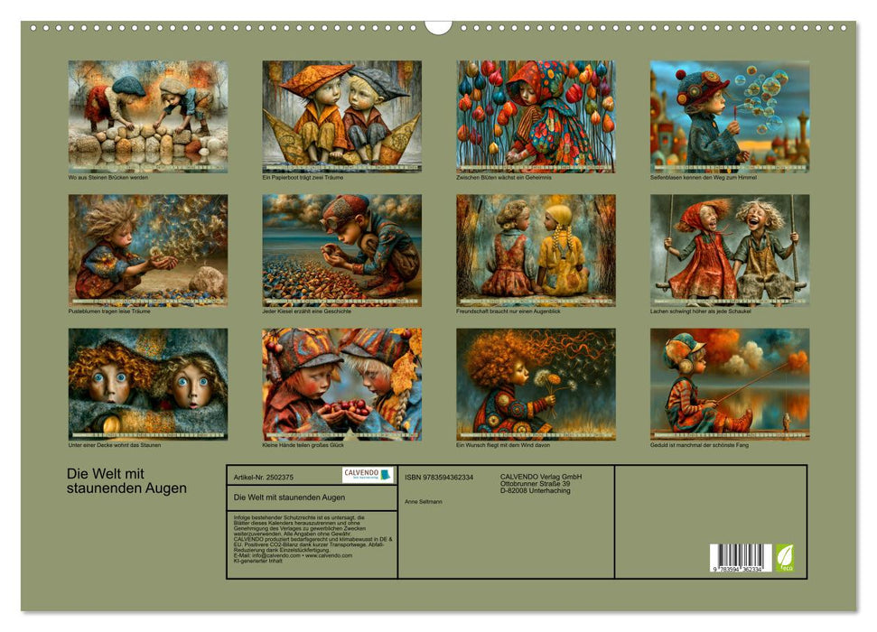 Die Welt mit staunenden Augen (CALVENDO Wandkalender 2027)