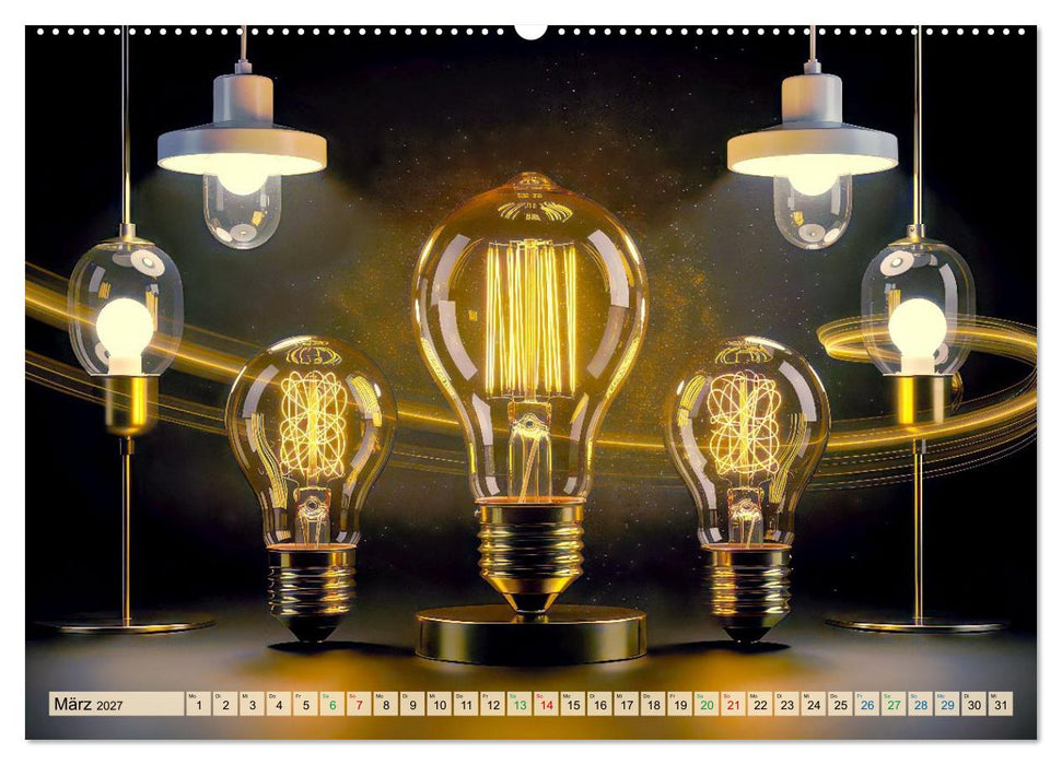 Fine-Art - Leuchtmittel (CALVENDO Premium Wandkalender 2027)