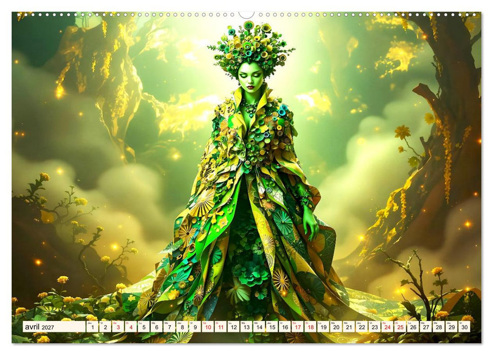 Couture végétale (CALVENDO Calendrier supérieur 2027)