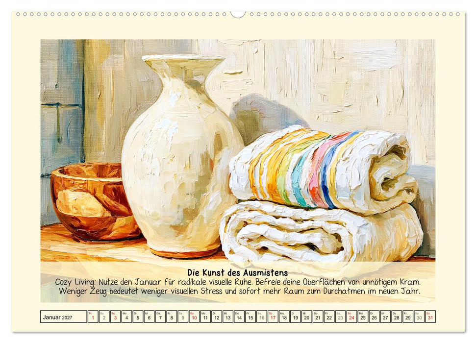 Zuhause. Dein Guide für gemütliches und ästhetisches Wohnen (CALVENDO Wandkalender 2027)