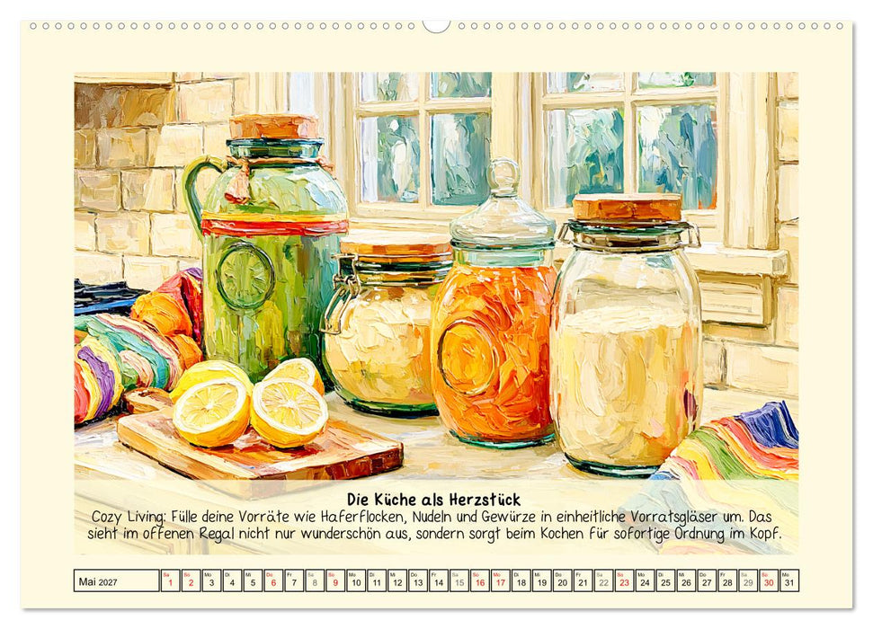 Zuhause. Dein Guide für gemütliches und ästhetisches Wohnen (CALVENDO Wandkalender 2027)