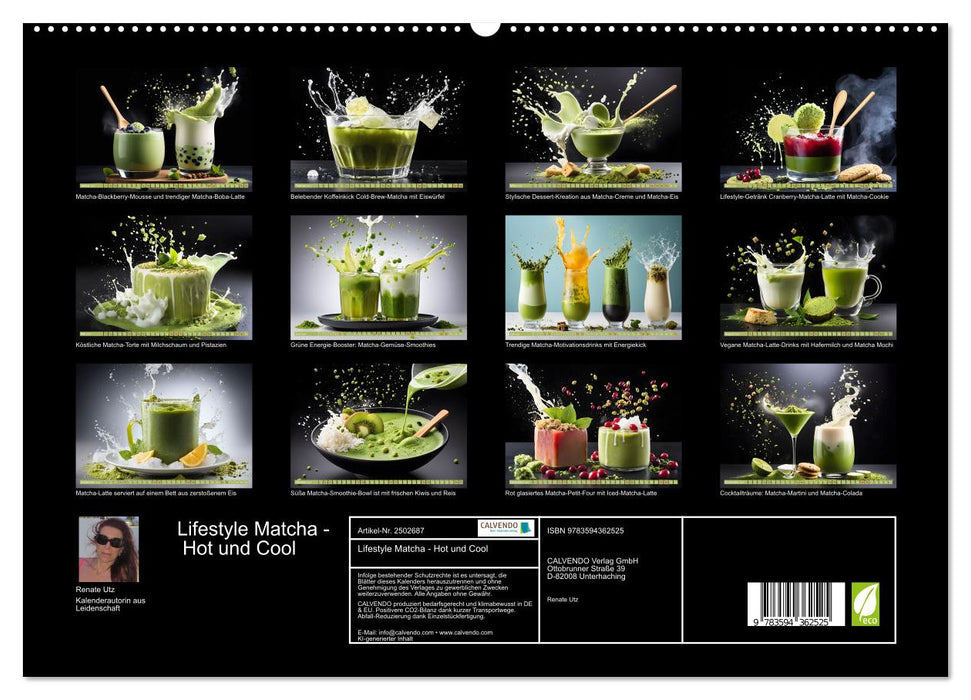 Lifestyle Matcha - Hot und Cool (CALVENDO Wandkalender 2027)