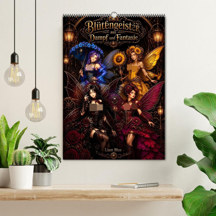 Betörende Blütengeister aus Dampf und Fantasie (CALVENDO Wandkalender 2027)