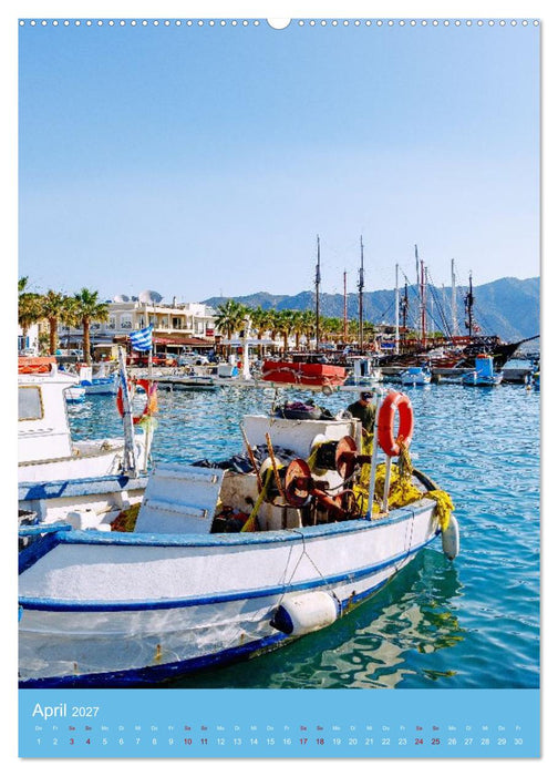 Griechische Inselträume. Zwischen Vulkanen, Buchten und weißen Dörfern (CALVENDO Premium Wandkalender 2027)