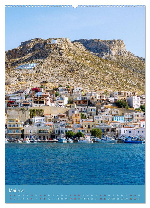 Griechische Inselträume. Zwischen Vulkanen, Buchten und weißen Dörfern (CALVENDO Premium Wandkalender 2027)