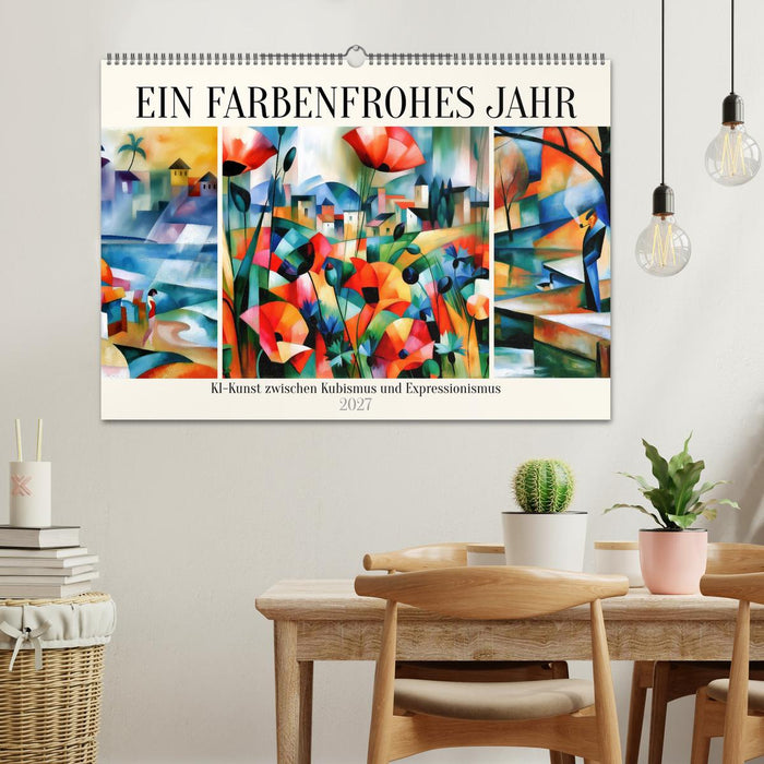 Ein farbenfrohes Jahr (CALVENDO Wandkalender 2027)