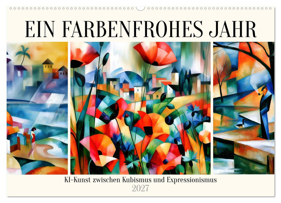 Ein farbenfrohes Jahr (CALVENDO Wandkalender 2027)