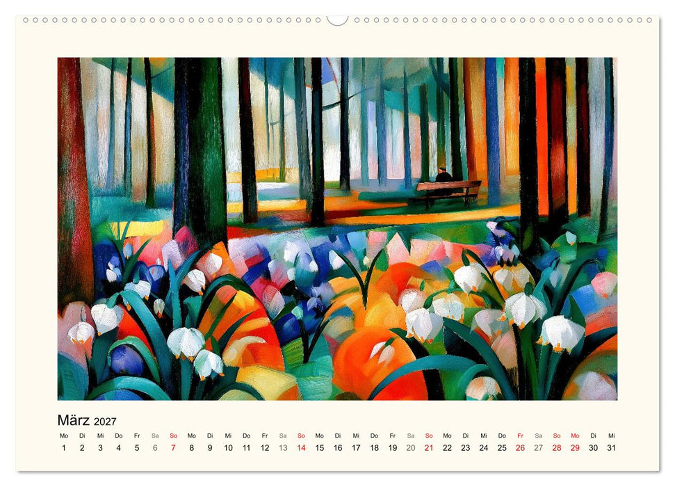Ein farbenfrohes Jahr (CALVENDO Wandkalender 2027)