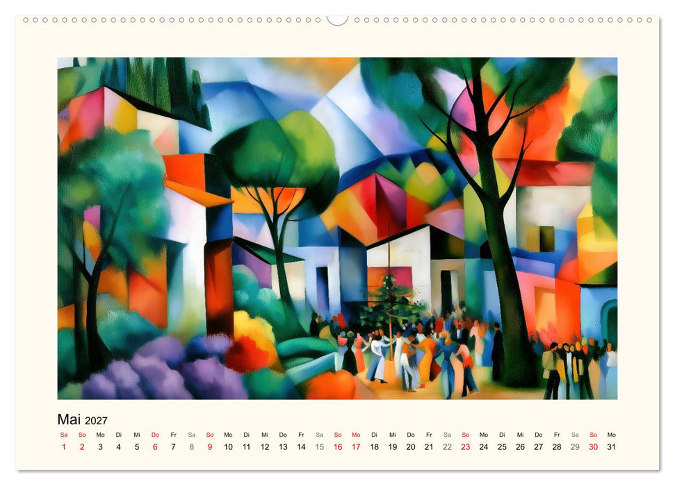 Ein farbenfrohes Jahr (CALVENDO Wandkalender 2027)