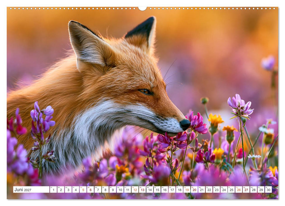 Einheimische Füchse (CALVENDO Premium Wandkalender 2027)