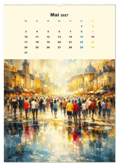 Upside Down Gemälde - Gespiegelte Landschaften (CALVENDO Premium Wandkalender 2027)
