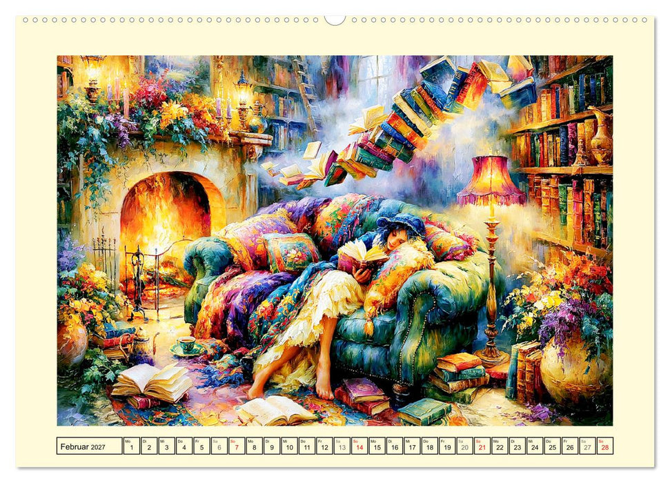 Cozy Fantasy. Magische Orte voller Zauber und Mystik (CALVENDO Wandkalender 2027)