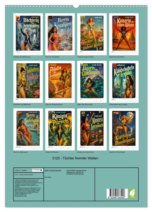 3125 - Töchter fremder Welten (CALVENDO Premium Wandkalender 2027)
