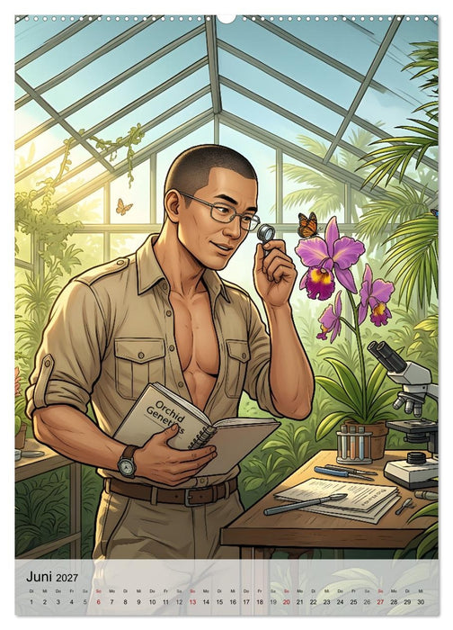 Nerds Uncovered - Kluge Köpfe, nackte Tatsachen (CALVENDO Premium Wandkalender 2027)